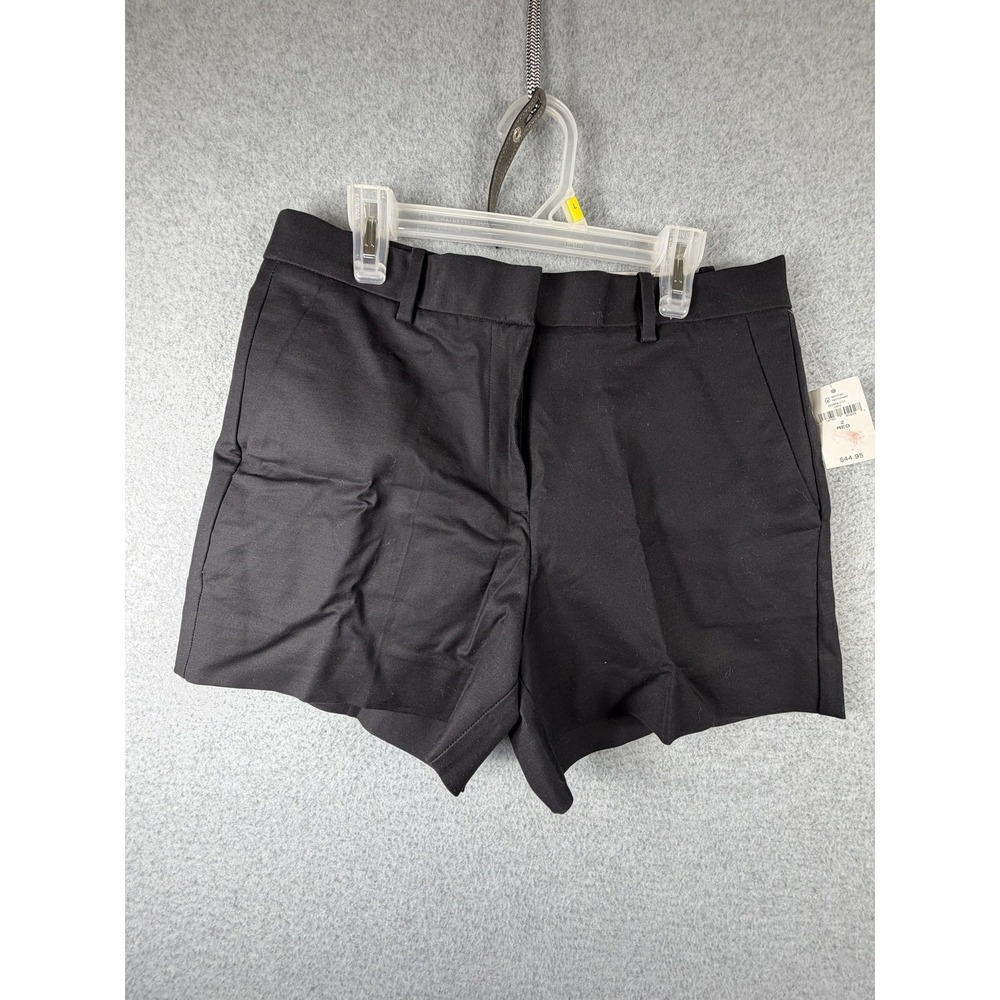 Gap Shorts Womens 2R Black Tailored Chino Stretch Casual 4 Inseam Twill New Tags